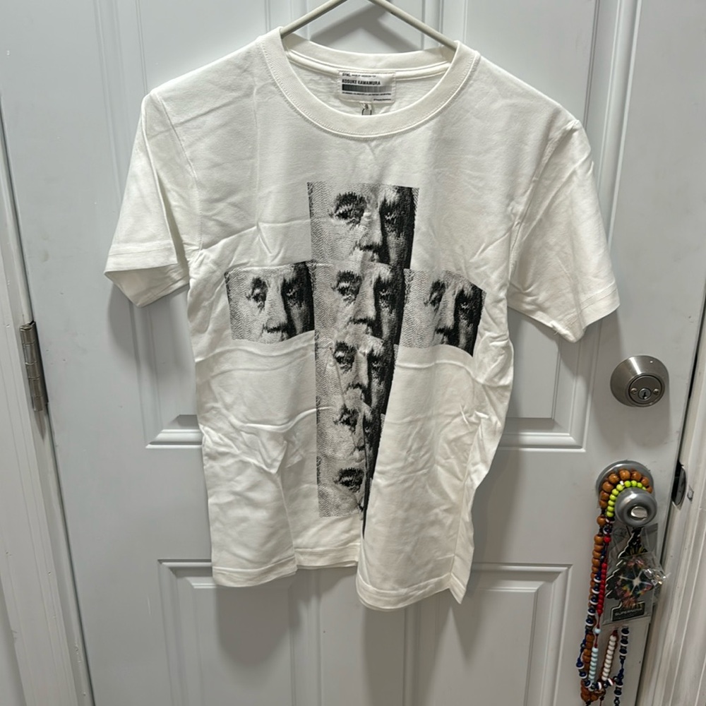 Kosuke kawamura t shirt , white/black